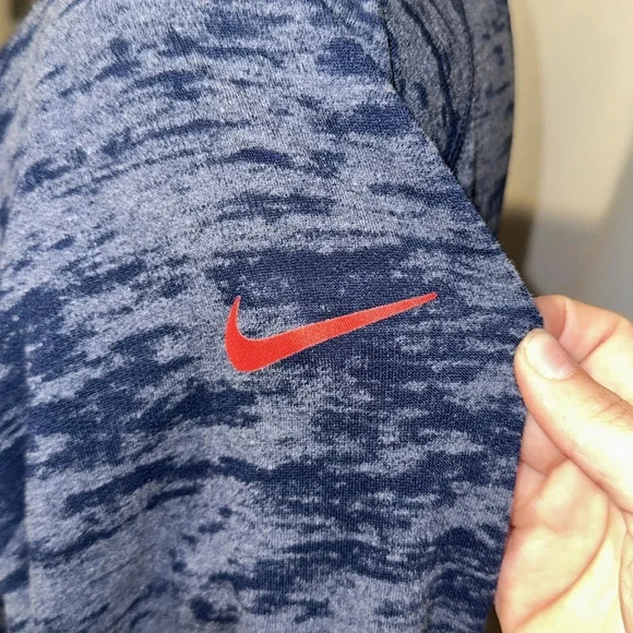 NFL Team Apparel Nike New England Patriots heathered blue long sleeve size small - Picture 3 of 5